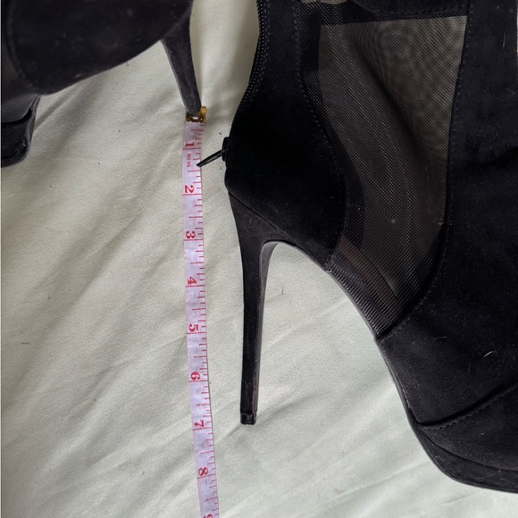 Charlotte Russe // Peep Toe High Heel Mesh Bootie // Women’s 9 - Picture 9 of 9